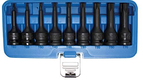 BGS 5480 Krachtbit-inzetset - 9-delig - 1/2" - Torx T20-T70