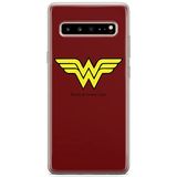 ERT GROUP Telefoonhoes voor Samsung S10 5G origineel en officieel gelicentieerd DC patroon Wonder Woman 005 optimaal aan de vorm van de mobiele telefoon aangepast, hoes van TPU