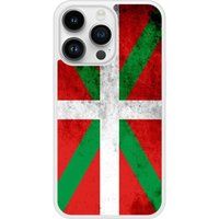 iPhone 14 Pro Drapeau Basque Bedrukt Siliconen Hoesje