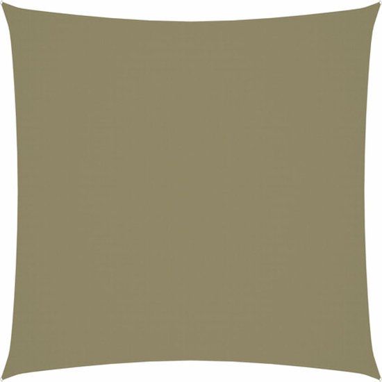 vidaXL Zonnescherm vierkant 4,5x4,5m Oxford stof beige