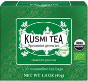 Kusmi Tea Biologische groene thee Spearmint Green Tea – 20 mousseline theezakjes