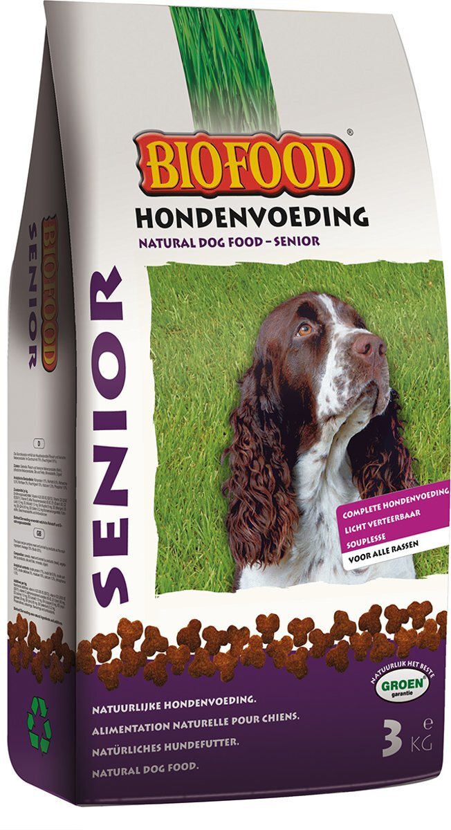 BIOFOOD Senior Hondenvoer - 3 kg