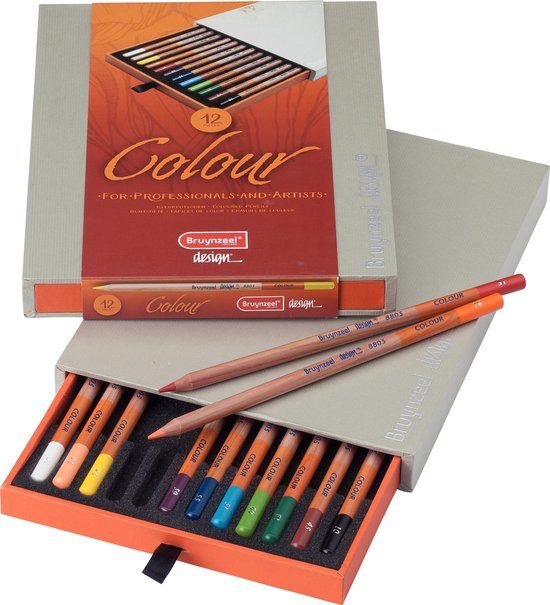 Artexport Bruynzeel Design box 12 kleurpotloden