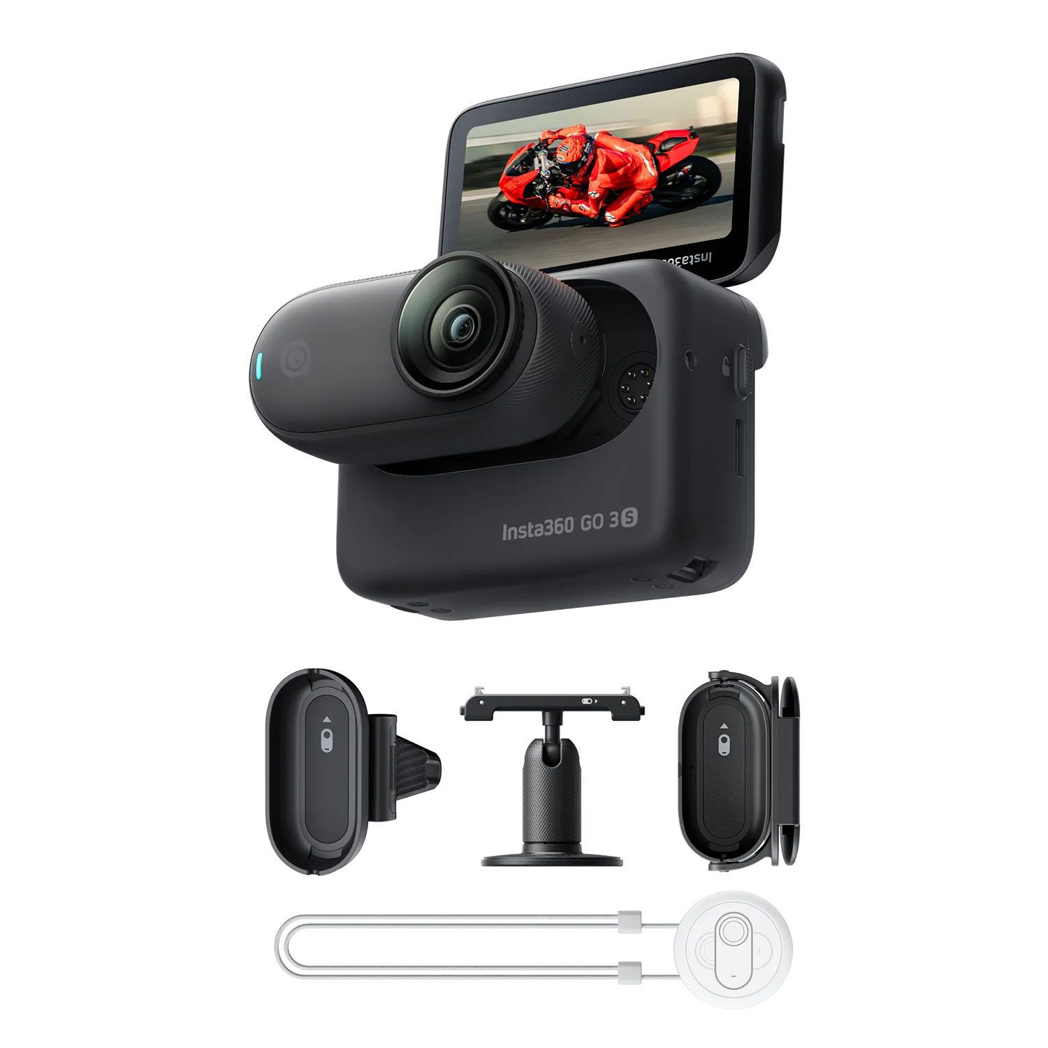 Insta360 GO 3S Motorcycle In-Helmet POV Bundle