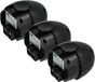 Vhbw - 3x Batterie Compatible Avec Metabo Powermaxx Basic Outil Électrique (1500 mAh, NiMH, 4,8 V)
