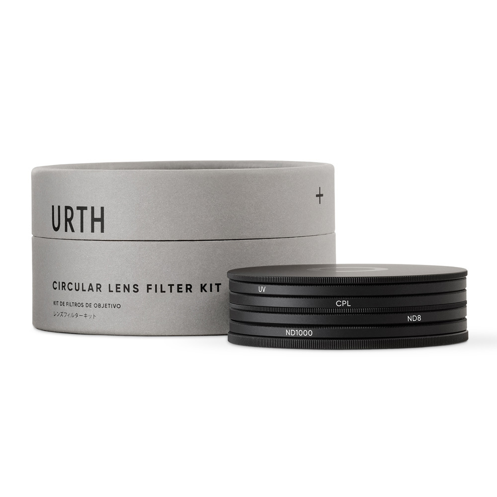 Urth Urth 49mm UV, Circular Polarizing (CPL), ND8, ND1000 Lens Filter Kit (Plus+)