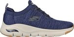 Skechers ARCH FIT - WAVEPORT Sneakers Homme - Noir/Gris - Taille 44