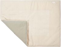 Koeka boxkleed Faro warm white/sage 75x95