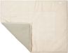 Koeka boxkleed Faro warm white/sage 75x95