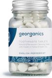 Georganics Minerale Tandpasta Tabletten - Pepermunt - Plasticvrij - Tandplak Verminderend - COSMOS Natural