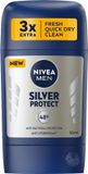 Nivea Men Silver Protect 48h Antitranspirantstick voor Mannen, 50 ml