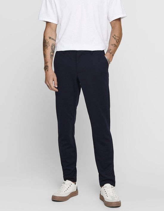 ONLY & SONS ONSMARK SLIM Broek Heren - Maat W33 X L32 - Night Sky
