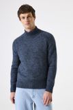 Garcia Heren Effen Trui Blauw Lange mouw