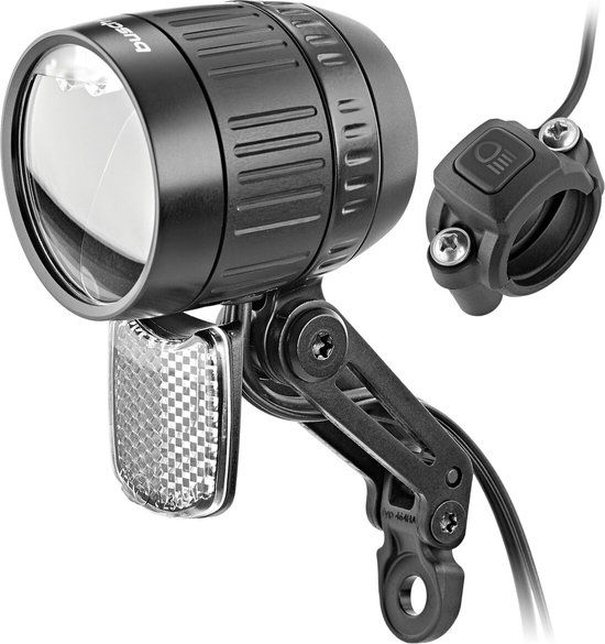 Busch & Müller Lumotec IQ-XM High Beam E-bike Headlight - 120/170 Lux - Black