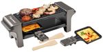 Merkloos Raclettegrill Mini Raclette - 1-2 personen - 350W - Titaniumgrijs