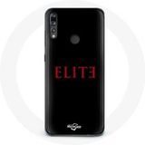 Maniacase Etui voor Huawei P30 Lite Elite Seizoen 5 Logo Rood Zwarte Achtergrond