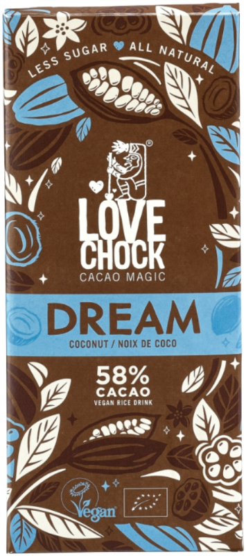 Lovechock Dream vegan melkchocolade 70gr