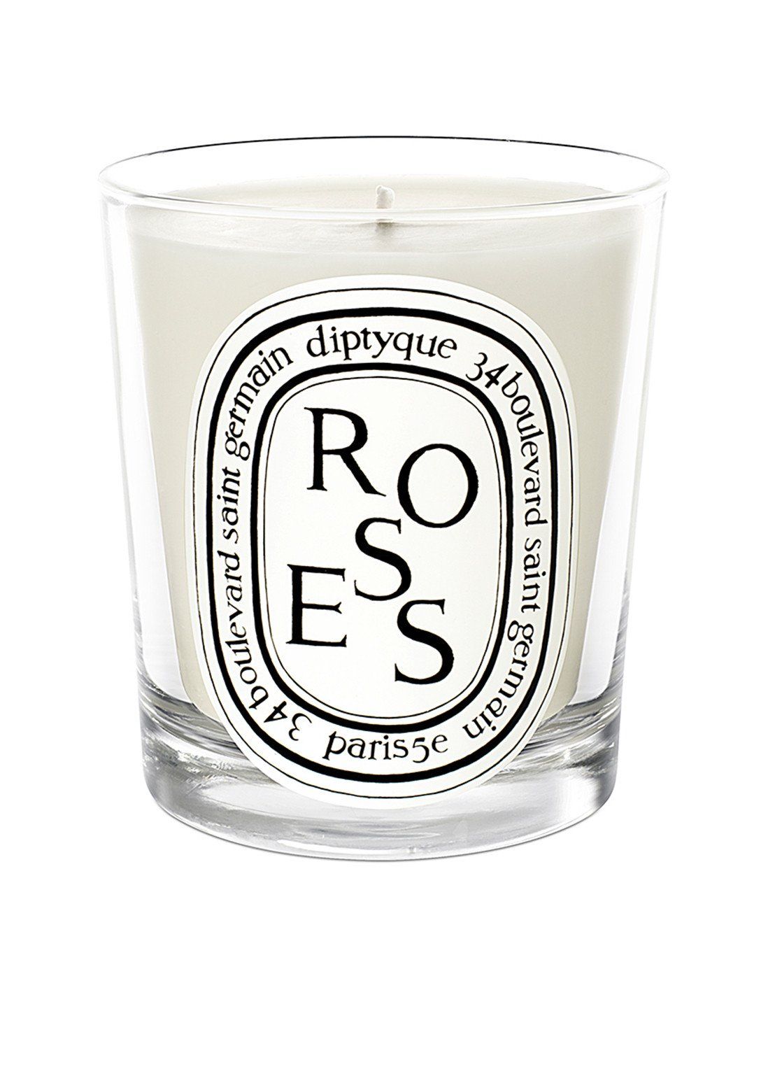 diptyque Roses mini geurkaars - Creme