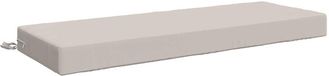 vidaXL Zitkussen SOEST 100% Polyester Wit 120 x 40 x 10 cm