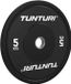 Tunturi Platinum Bumper Plates - 5kg - Noir