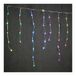 Zarivy Led-lichtgordijn ijspegels, meerkleurig, 300 x 70 cm