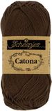 Scheepjes Catona 25gr - 162 Black Coffee