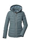 Killtec winterjas 41807 blauw/grijs gewatteerd voor dames - Maat 38