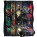 Black ADAM Silky Touch Super Zachte Sprei Deken 152 x 127 cm