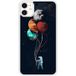 Cosmonaute aux ballons Verstevigd hoesje met sublimatie bedrukking, compatibel met Apple iPhone 11