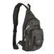 Vanlison Mannen Vrouwen Sling Bag met meerdere zakken, B-zwart (geschikt voor 10,5 iPad), M, Fietsen