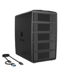 ICY BOX IB-RD3705-CU3 Disk Array 0 TB Desktop Zwart