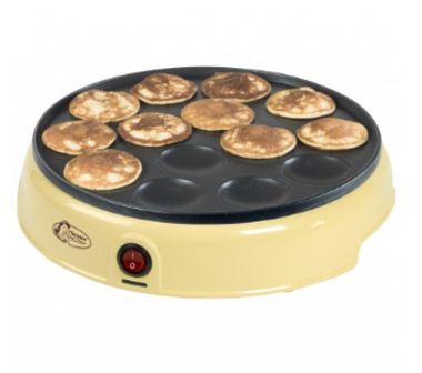 Bestron APFM700SD Crepe Maker - 14 Crepes - 800W - Black/Yellow