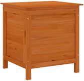 vidaXL Tuinbox - Massief Vurenhout - Bruin - 50x49x56,5 cm