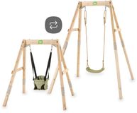 EXIT Toys Silvi houten meegroeischommel - schommeltoestel voor buiten - kinderen