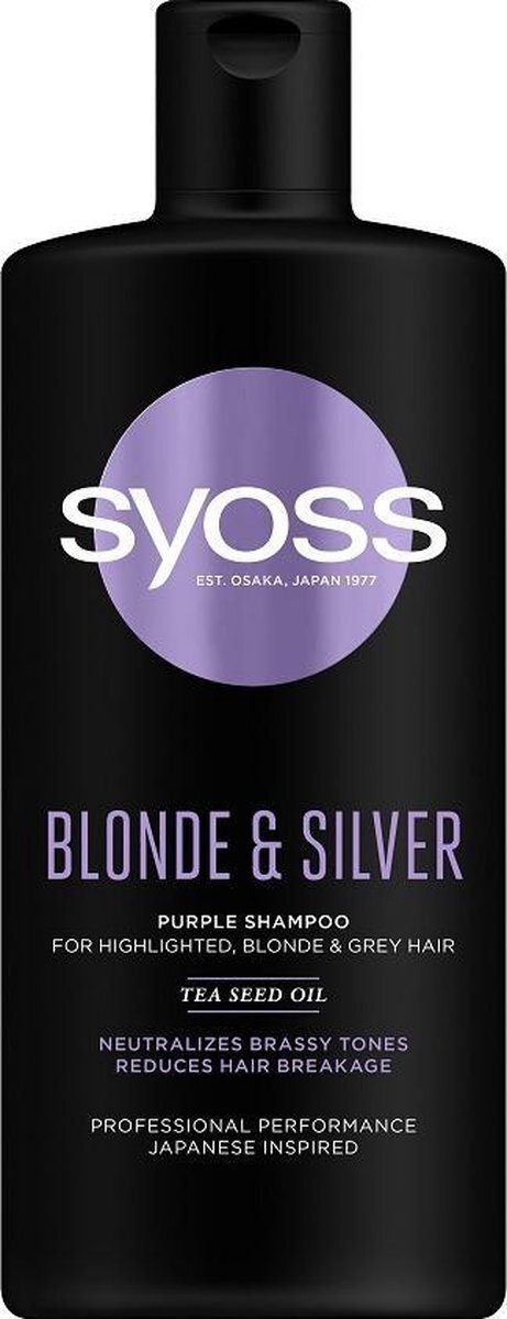 Syoss SYOSS_Blonde & Silver Shampoo szampon do w³osów neutralizuj¹cy ¿ó³te tony 440ml