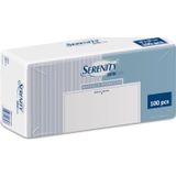 Serenity Serviettes jetables 38 x 54 cm - Paquet de 100