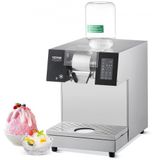VEVOR Machine à Glace Râpée Commerciale, Machine à Râper la Glace 240 kg/24H, Machine à Glace Pilée en Inox, Système de Refroidissement par Liquide, Glace Rasée pour Dessert Boulangerie Café