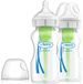 Dr. Brown's Startpakket standaardflessen 2 Stuks 270 ML - Options + Antikoliek Brede Halsfles 270ml Duopack Blauw