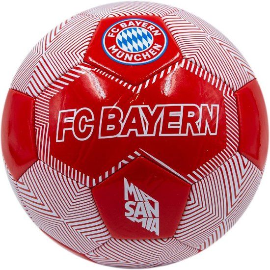 Bayern Munchen Bayern München Voetbal Maat 5 Rood/Wit