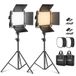 NEEWER Panneau vidéo LED 660 2 set avec trépied/diffuseur pliable