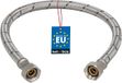 KOTARBAU® Tuyau de raccordement flexible 3/8" x 3/8" - Tuyau de robinet flexible 50 cm - Tuyau de raccordement sanitaire - Tuyau de connexion flexible - Tuyau de raccordement de robinetterie - avec tresse en acier inoxydable