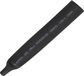 TRU COMPONENTS 1566761 Krimpkous zonder lijm Zwart 9 mm 4.50 mm Krimpverhouding:2:1 10 m
