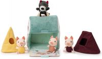 Lilliputiens De huisjes van de wolf en de 3 biggetjes