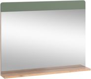 Vicco Izan Miroir de salle de bain – 80,1 x 62 cm avec Aböage vert/chêne doré