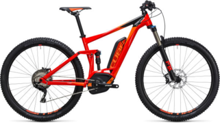 CUBE STEREO HYBRID 120 HPA RACE 500 RED / RED/FLASHORANGE / Heren / 21 / 