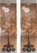 Anna's Collection Lichtboom - Zwart - Metaal - 60 cm - 240 LED - Warm Wit