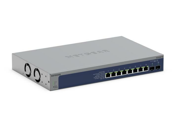 NETGEAR XS508TM - Managed L2/L3/L4 Switch - 8x 10G Ethernet - Grijs