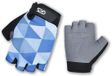 Ges Bol Korte handschoenen voor kinderen Ges Rebel Blauw Geruit Imitatieleer/Lyocell Maat 4 Lente/Zomer