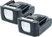 vhbw 2x batterie compatible avec Makita BST110RFE, BST220RFE, BTD130FSFE, BTD130FSFER, BTD130F, BTD130FRFE, BTD130FSFEW outil (2000 mAh, Li-ion, 14,4 V)