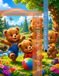 LITTLE BEAR'S BIG ADVENTURE: A STORY COLORING BOOK FOR KIDS